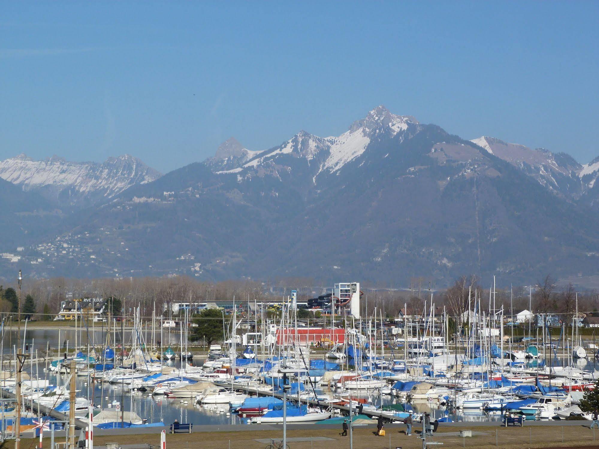 Le Lacustre 4Th Floor Port-Valais ภายนอก รูปภาพ