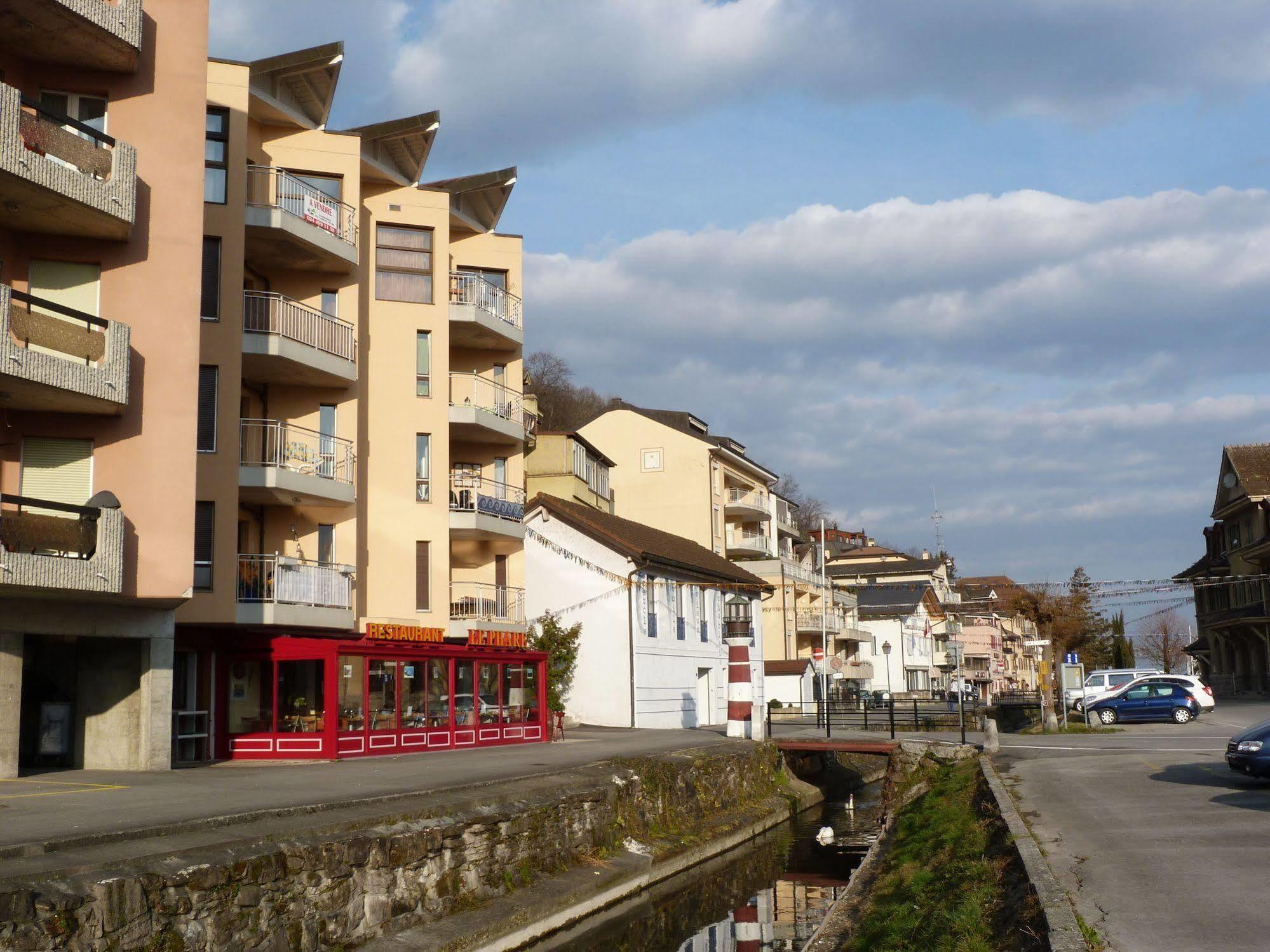 Le Lacustre 4Th Floor Port-Valais ภายนอก รูปภาพ